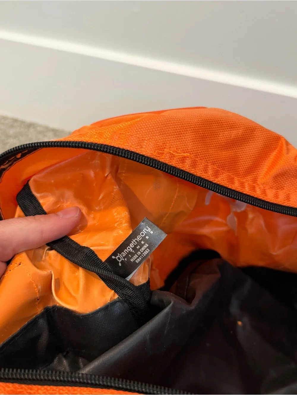 Orange Theory Fitness Bag Orange Black Small Gym Bay Duffel Bag Workout Handles